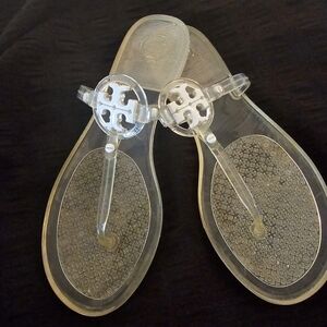 Clear Tory Burch sandals